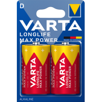 Батарейка VARTA LONGLIFE MAX POWER D BLI 2 шт