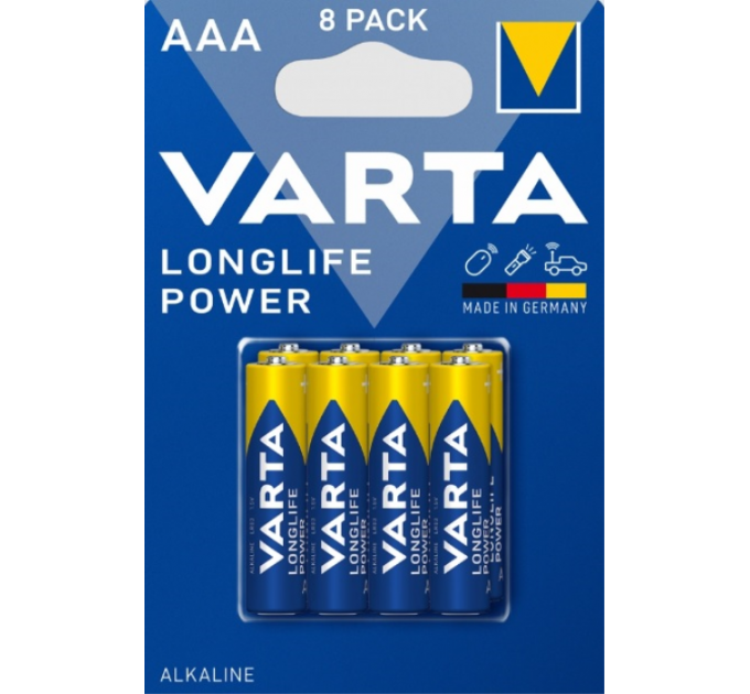 Батарейка VARTA LONGLIFE POWER AAA BLI 8 шт