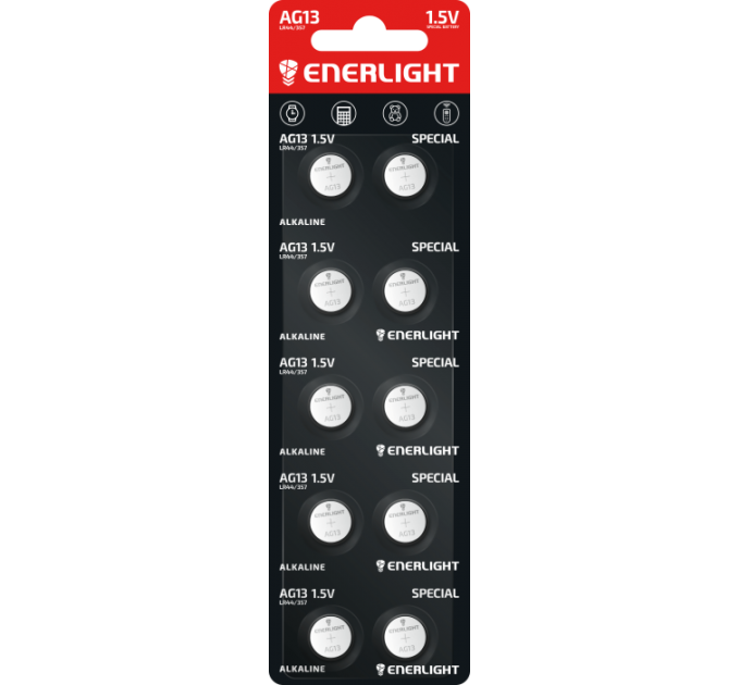 Батарейка ENERLIGHT Special Alkaline AG13 (LR44/357)