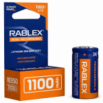 Акумулятор Li-Ion Rablex 18350 1100 mAh Акумулятор Li-Ion Rablex 18350 1100 mAh