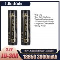 Акумулятор LiitoKala Lii-30A Li-ion 18650 3.7 V 3000 mAh  (технічний)