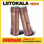 Акумулятор LiitoKala HG2-N Li-ion 18650 3.7 V 3000 mAh з контактами під пайку Акумулятор LiitoKala HG2-N Li-ion 18650 3.7 V 3000 mAh з контактами під пайку