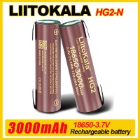 Акумулятор LiitoKala HG2-N Li-ion 18650 3.7 V 3000 mAh з контактами під пайку