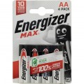 Батарейка Energizer AA MAX , блістер 4шт.