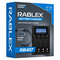 Зарядний пристрій універсальний Rablex RB407, 4 канали