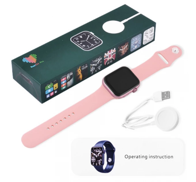 Smart Watch NB-PLUS, беспроводная зарядка, pink