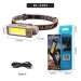 Фонарь WORKLIGHT 2 в 1 5305-COB(WHITE+YELLOW), Li-Ion аккумулятор, поворот180º+180º, магнит, ЗУ Type-C