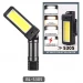Фонарь WORKLIGHT 2 в 1 5305-COB(WHITE+YELLOW), Li-Ion аккумулятор, поворот180º+180º, магнит, ЗУ Type-C