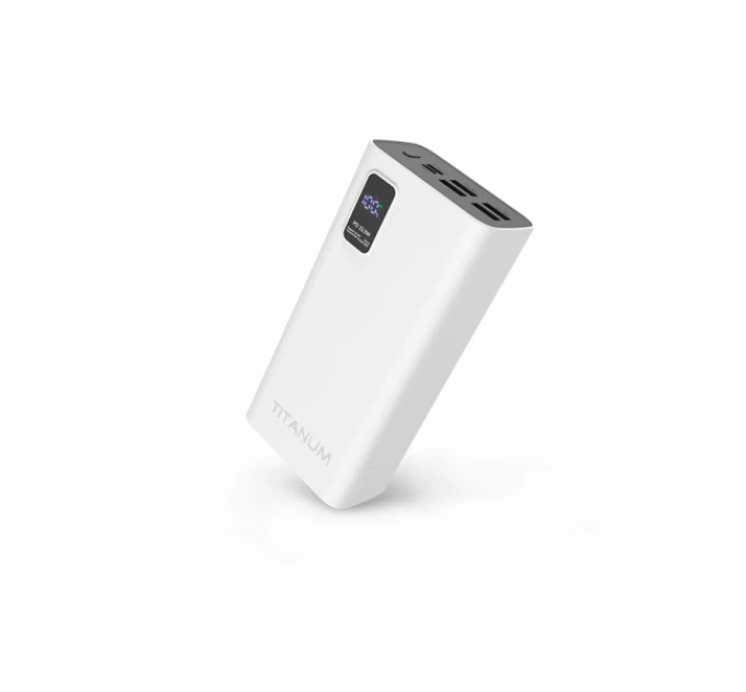 Павербанк TITANUM 728S 30000mAh 22.5W White