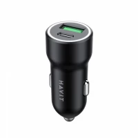 Автомобільний зарядний пристрій HAVIT HV-CC613 20W USB+USB-C
