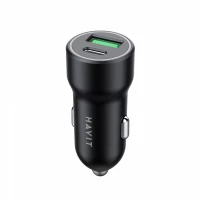 Автомобільний зарядний пристрій HAVIT HV-CC613 20W USB+USB-C