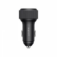 Автомобільний зарядний пристрій HAVIT HV-CC2014 60W 2xUSB-C Black